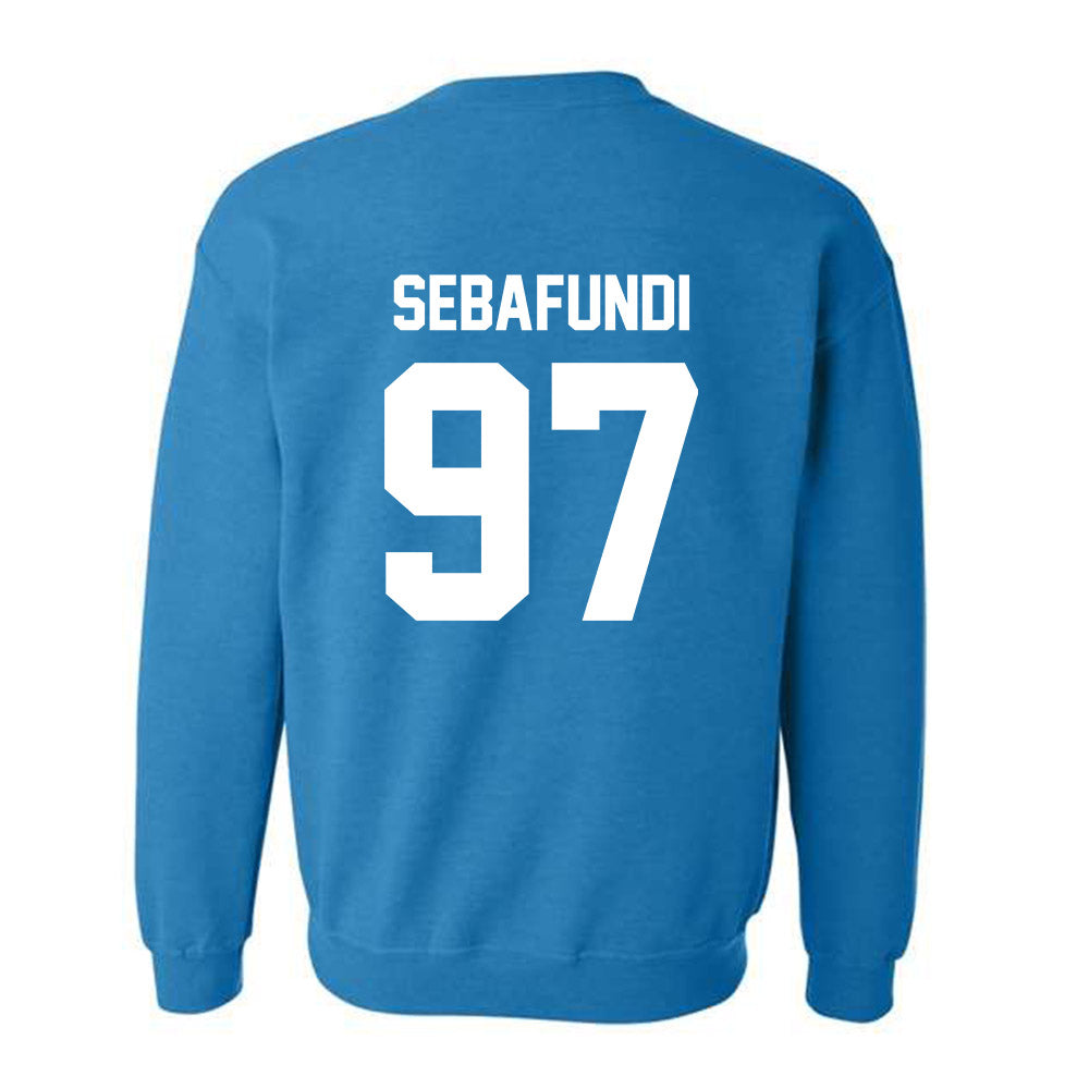 Coastal Carolina - NCAA Football : Emile Sebafundi - Classic Fashion Shersey Crewneck Sweatshirt-1