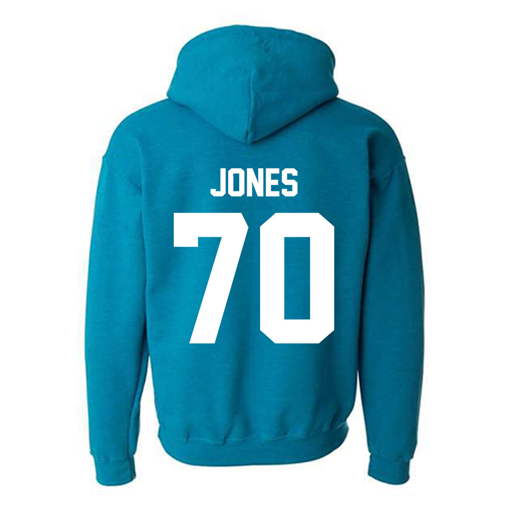 Coastal Carolina - NCAA Football : Daniel Jones - Classic Fashion Shersey Hooded Sweatshirt-1
