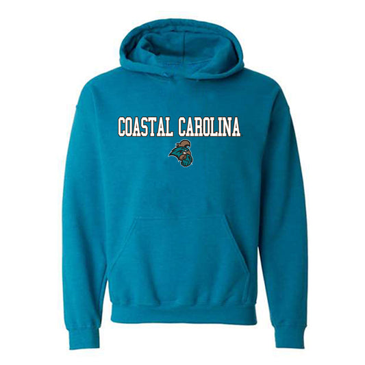 Coastal Carolina - NCAA Women's Volleyball : Jalyn Stout - Classic Fashion Shersey Hooded Sweatshirt-0