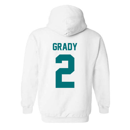 Coastal Carolina - NCAA Women's Basketball : Tessa Grady - Classic Fashion Shersey Hooded Sweatshirt-1