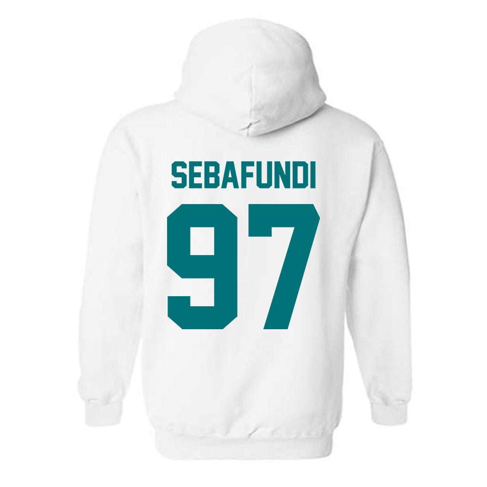 Coastal Carolina - NCAA Football : Emile Sebafundi - Classic Fashion Shersey Hooded Sweatshirt-1