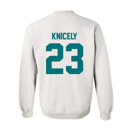 Coastal Carolina - NCAA Football : Dom Knicely - Classic Fashion Shersey Crewneck Sweatshirt-1