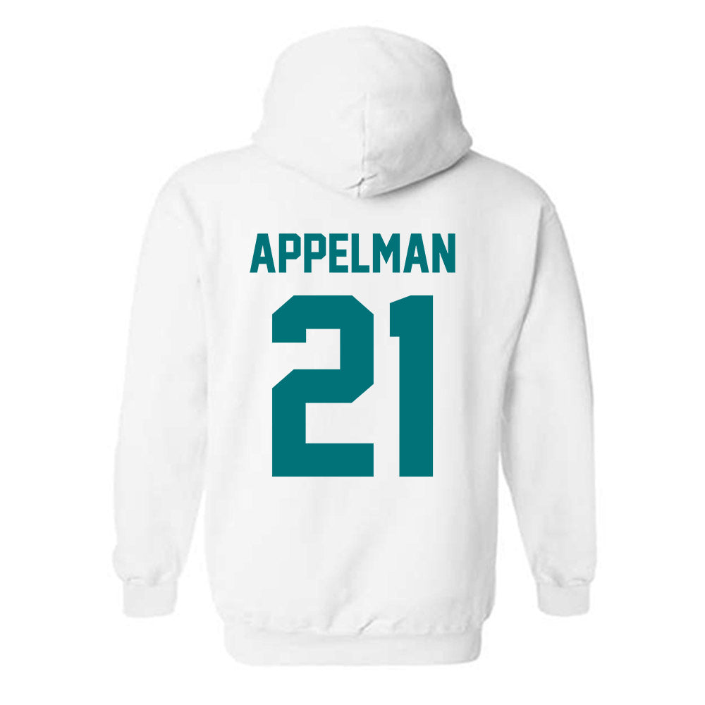 Coastal Carolina - NCAA Baseball : Jaxon Appelman - Classic Fashion Shersey Hooded Sweatshirt-1