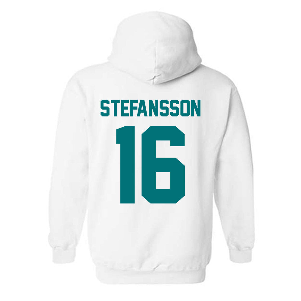 Coastal Carolina - NCAA Men's Soccer : Gudjon Stefansson - Classic Fashion Shersey Hooded Sweatshirt-1