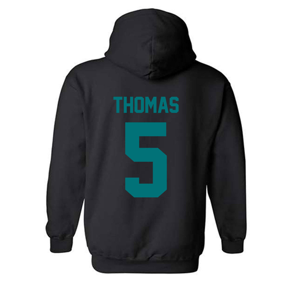 Coastal Carolina - NCAA Football : Dante Thomas - Classic Fashion Shersey Hooded Sweatshirt-1