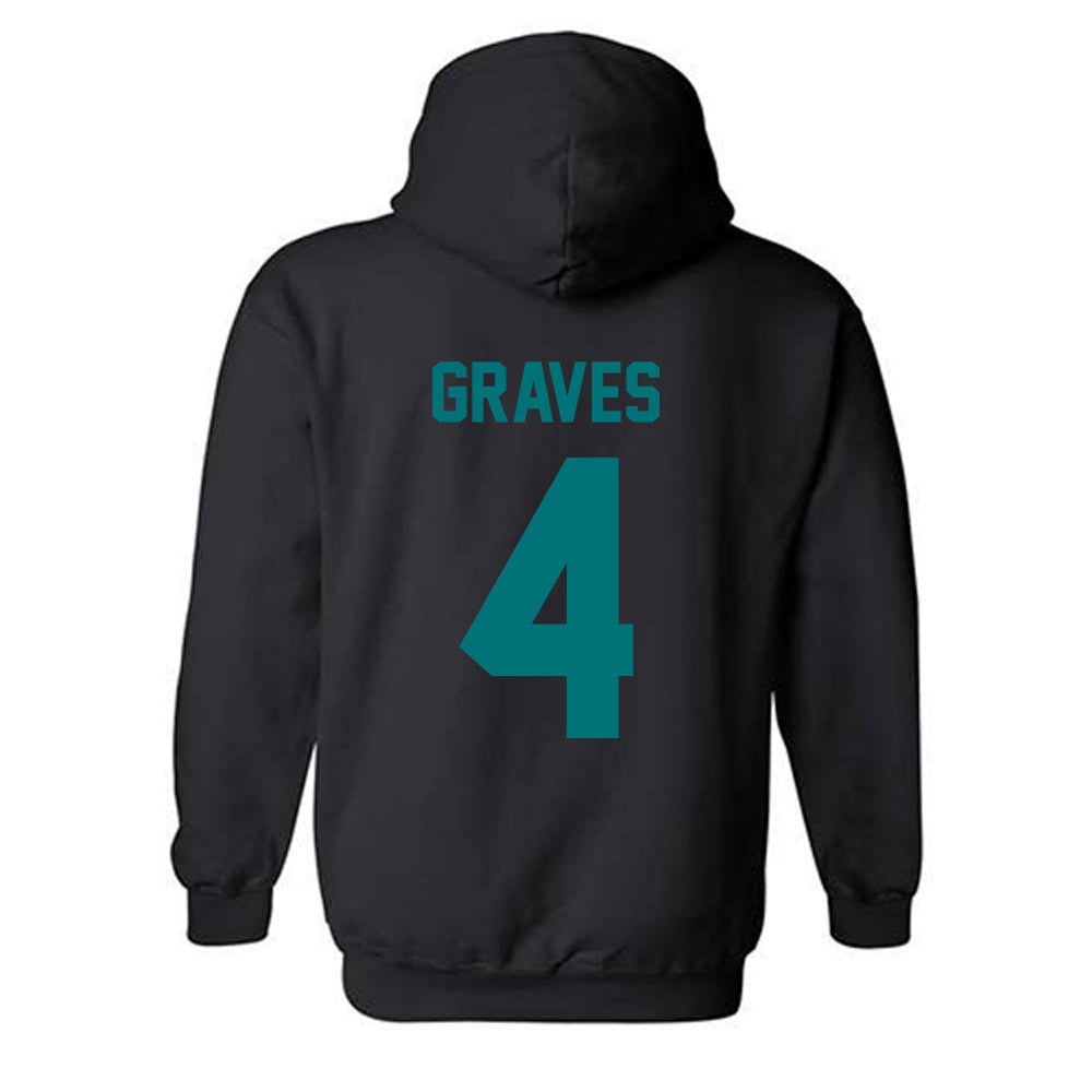 Coastal Carolina - NCAA Football : Bryson Graves - Classic Fashion Shersey Hooded Sweatshirt-1