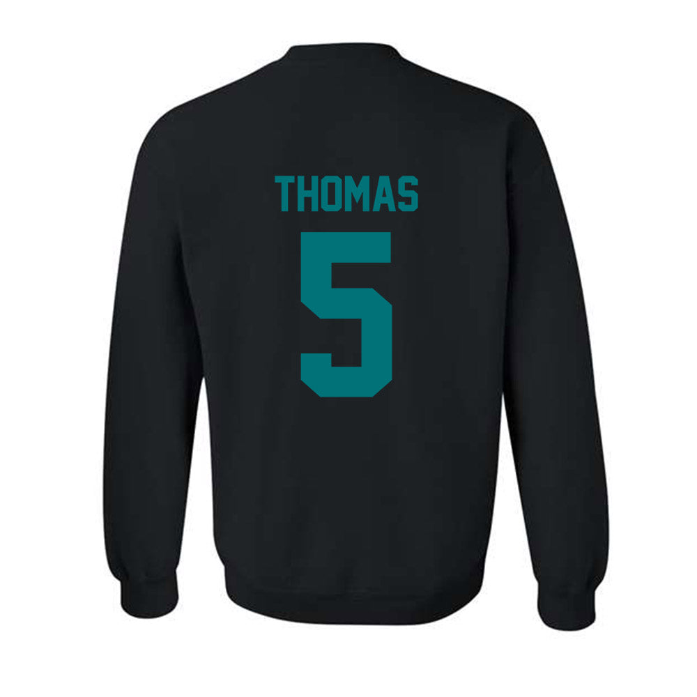 Coastal Carolina - NCAA Football : Dante Thomas - Classic Fashion Shersey Crewneck Sweatshirt-1
