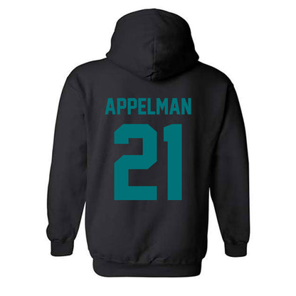 Coastal Carolina - NCAA Baseball : Jaxon Appelman - Classic Fashion Shersey Hooded Sweatshirt-1