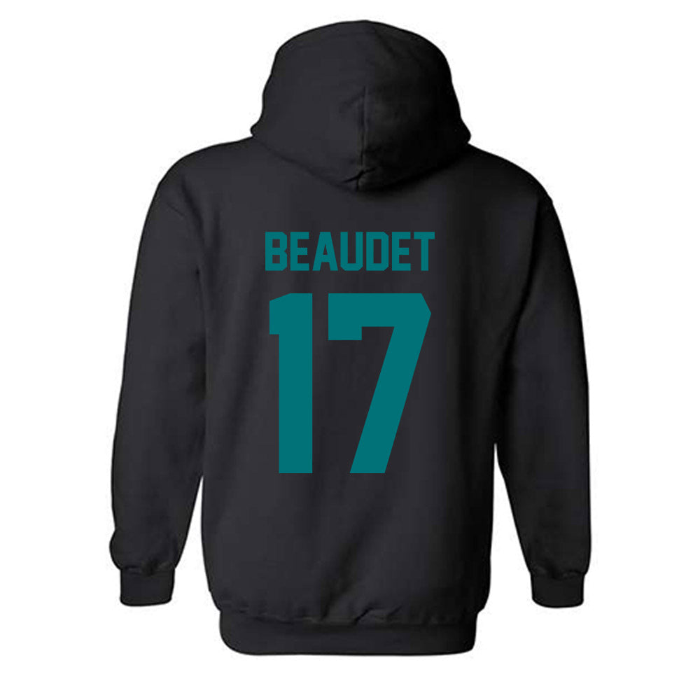 Coastal Carolina - NCAA Women's Lacrosse : Gabi Beaudet - Classic Fashion Shersey Hooded Sweatshirt-1