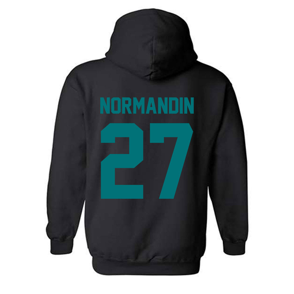 Coastal Carolina - NCAA Softball : Brielle Normandin - Classic Fashion Shersey Hooded Sweatshirt-1