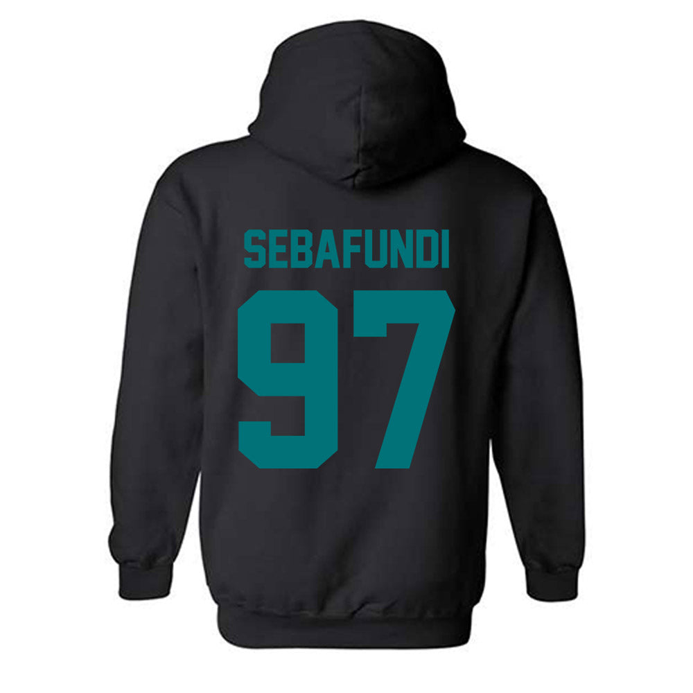 Coastal Carolina - NCAA Football : Emile Sebafundi - Classic Fashion Shersey Hooded Sweatshirt-1