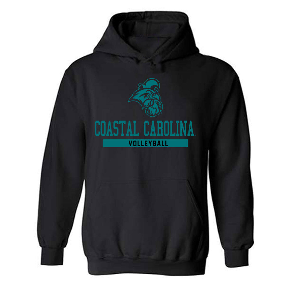 Coastal Carolina - NCAA Women's Volleyball : Kayla Channell - Classic Fashion Shersey Hooded Sweatshirt-0