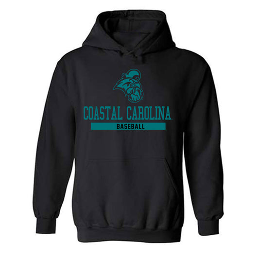 Coastal Carolina - NCAA Baseball : Jackson Smallets - Classic Fashion Shersey Hooded Sweatshirt-0