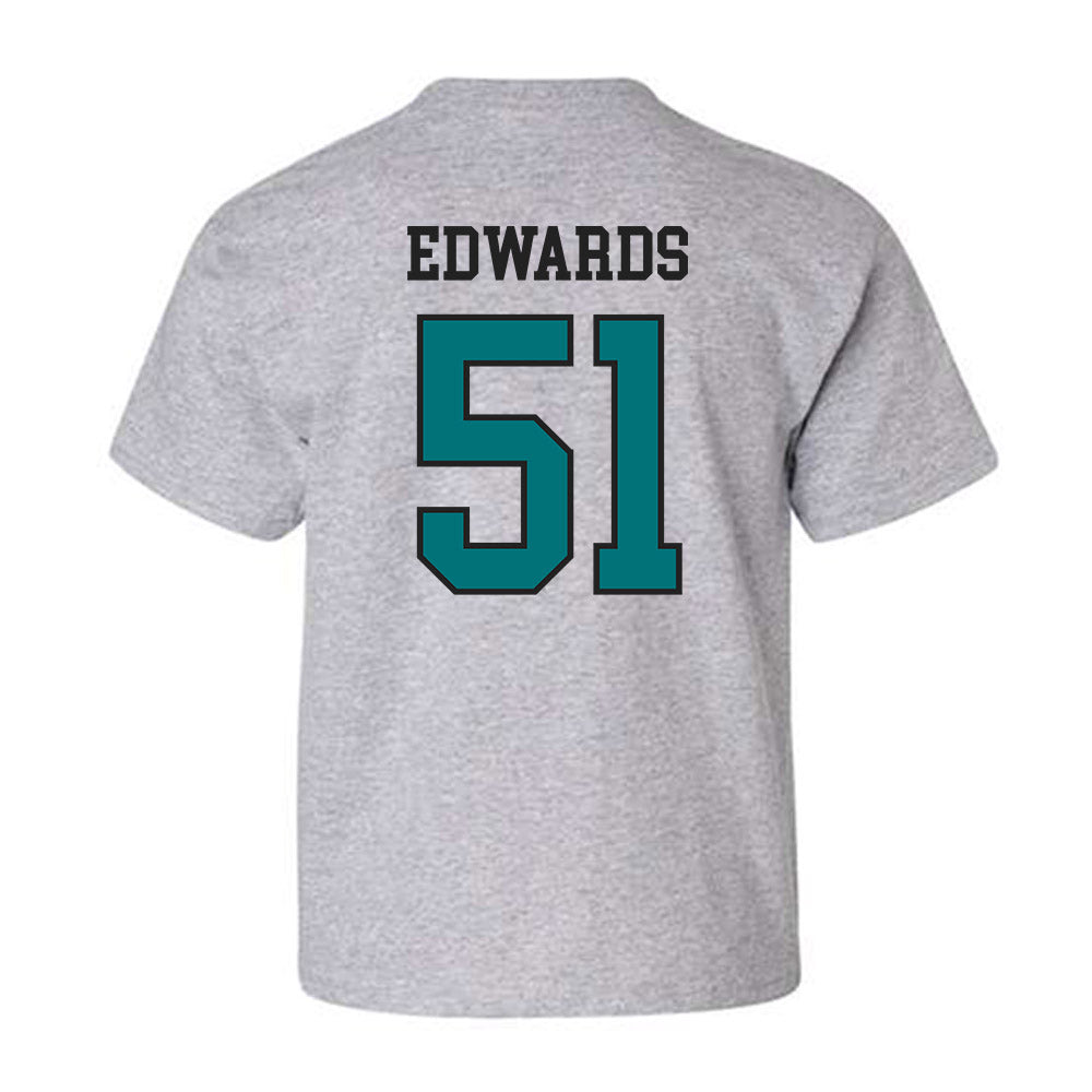 Coastal Carolina - NCAA Football : Heston Edwards - Classic Fashion Shersey Youth T-Shirt-1