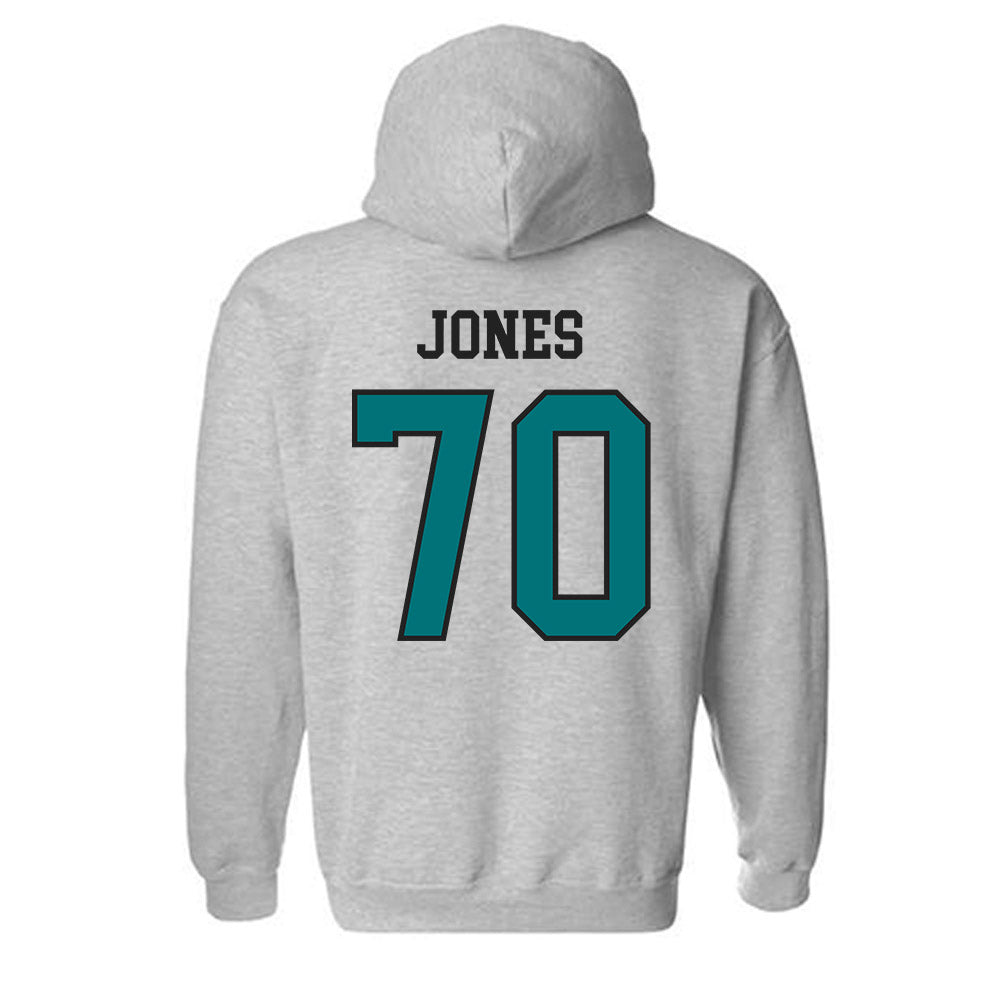 Coastal Carolina - NCAA Football : Daniel Jones - Classic Fashion Shersey Hooded Sweatshirt-1
