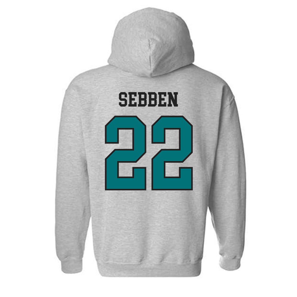 Coastal Carolina - NCAA Women's Lacrosse : Ava Sebben - Classic Fashion Shersey Hooded Sweatshirt-1