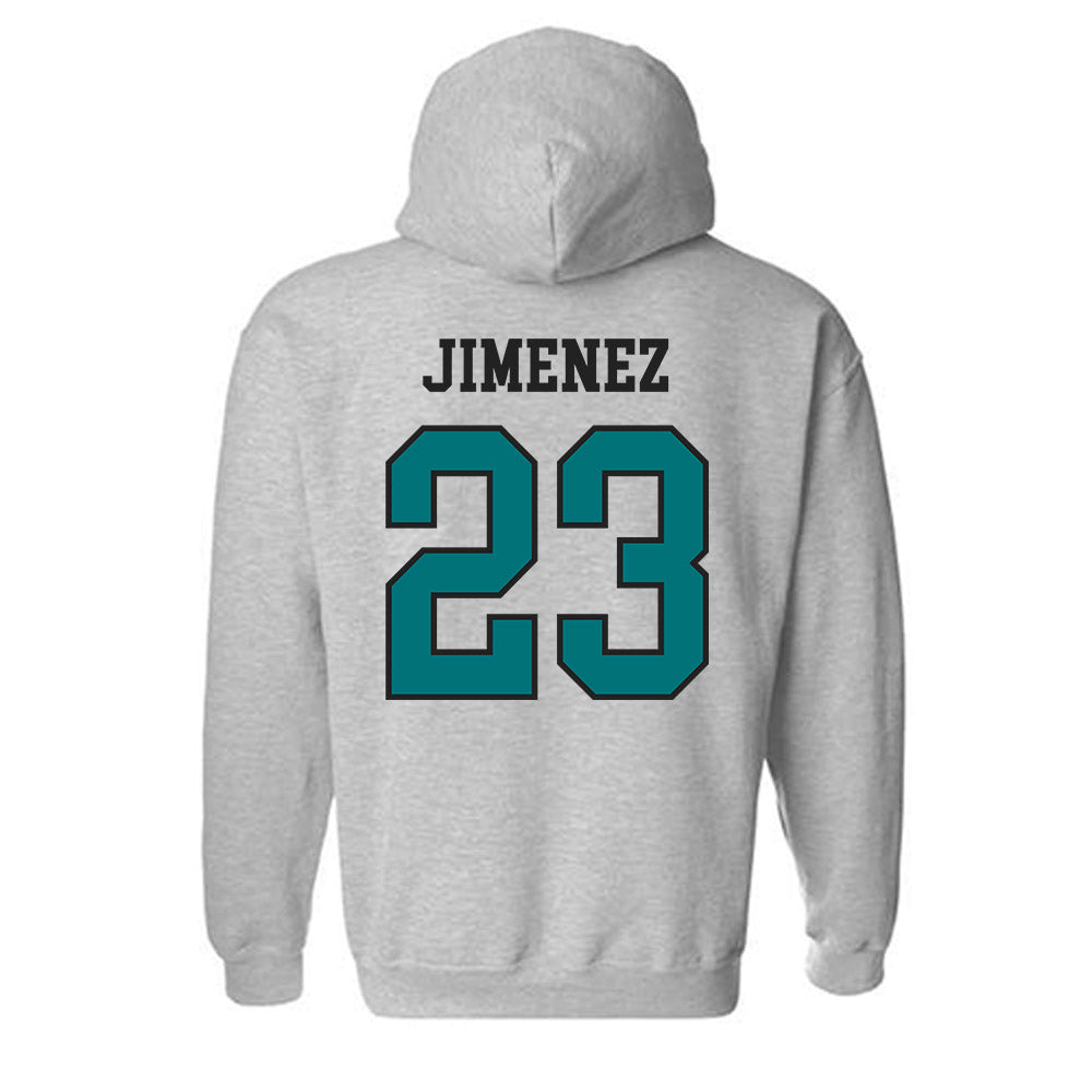 Coastal Carolina - NCAA Women's Basketball : DYanis Jimenez - Classic Fashion Shersey Hooded Sweatshirt-1