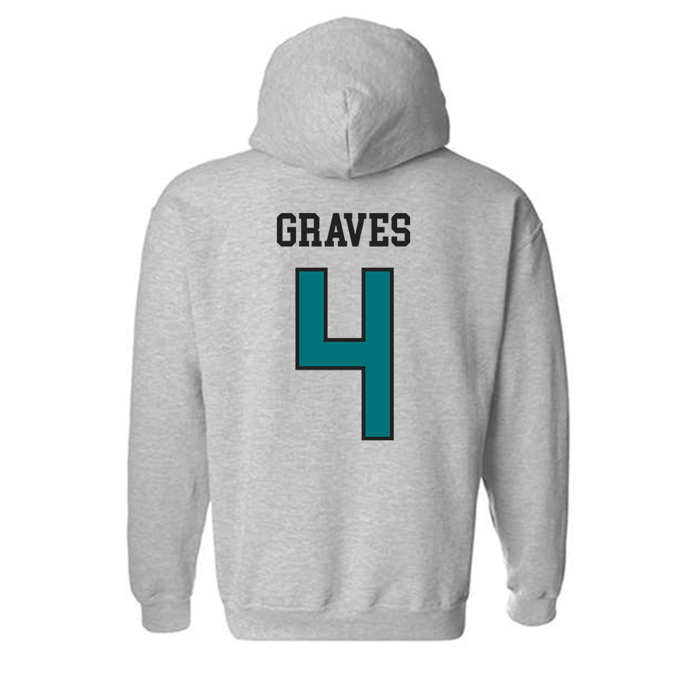 Coastal Carolina - NCAA Football : Bryson Graves - Classic Fashion Shersey Hooded Sweatshirt-1