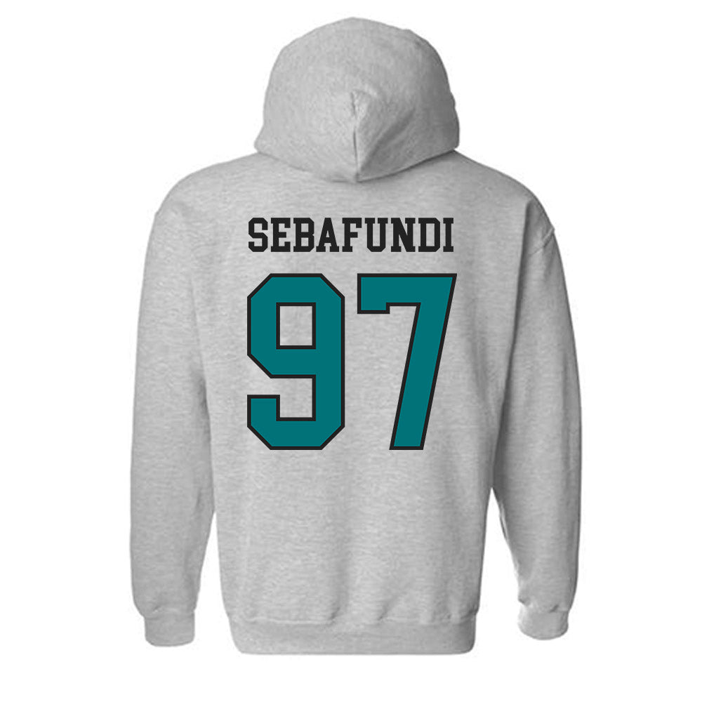 Coastal Carolina - NCAA Football : Emile Sebafundi - Classic Fashion Shersey Hooded Sweatshirt-1