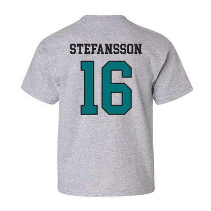 Coastal Carolina - NCAA Men's Soccer : Gudjon Stefansson - Classic Fashion Shersey Youth T-Shirt-1
