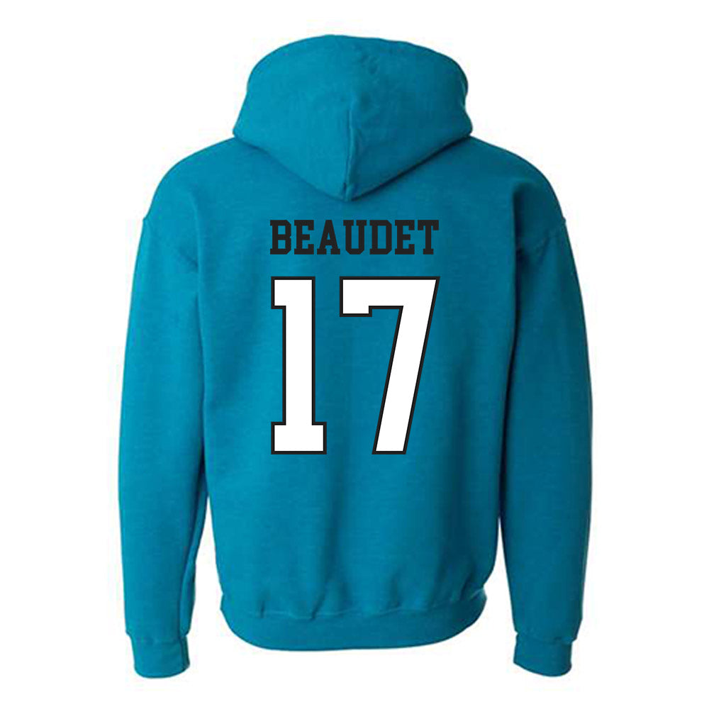 Coastal Carolina - NCAA Women's Lacrosse : Gabi Beaudet - Classic Fashion Shersey Hooded Sweatshirt-1