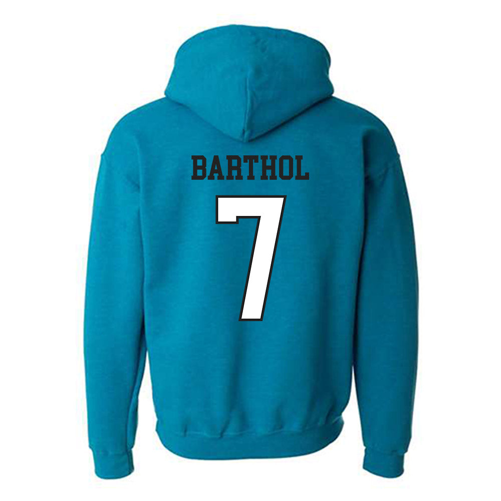 Coastal Carolina - NCAA Baseball : Blake Barthol - Classic Fashion Shersey Hooded Sweatshirt-1