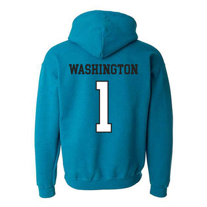 Coastal Carolina - NCAA Football : Robby Washington - Classic Fashion Shersey Hooded Sweatshirt-1