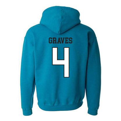 Coastal Carolina - NCAA Football : Bryson Graves - Classic Fashion Shersey Hooded Sweatshirt-1