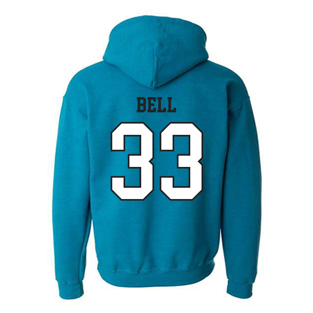 Coastal Carolina - NCAA Baseball : Tadan Bell - Classic Fashion Shersey Hooded Sweatshirt-1
