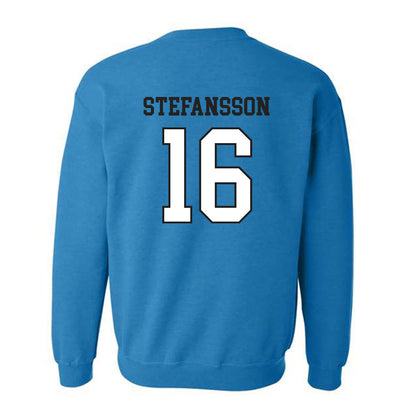 Coastal Carolina - NCAA Men's Soccer : Gudjon Stefansson - Classic Fashion Shersey Crewneck Sweatshirt-1