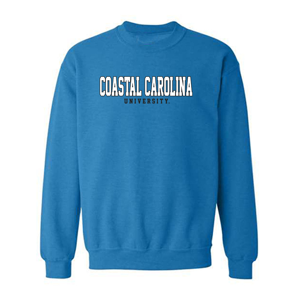 Coastal Carolina - NCAA Men's Soccer : Christian Cook - Classic Fashion Shersey Crewneck Sweatshirt-0