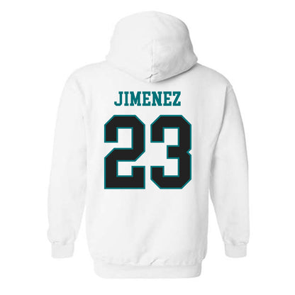 Coastal Carolina - NCAA Women's Basketball : DYanis Jimenez - Classic Fashion Shersey Hooded Sweatshirt-1