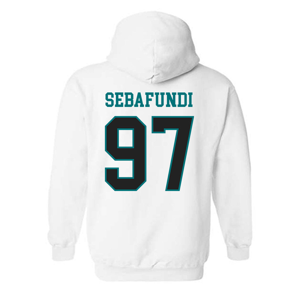 Coastal Carolina - NCAA Football : Emile Sebafundi - Classic Fashion Shersey Hooded Sweatshirt-1
