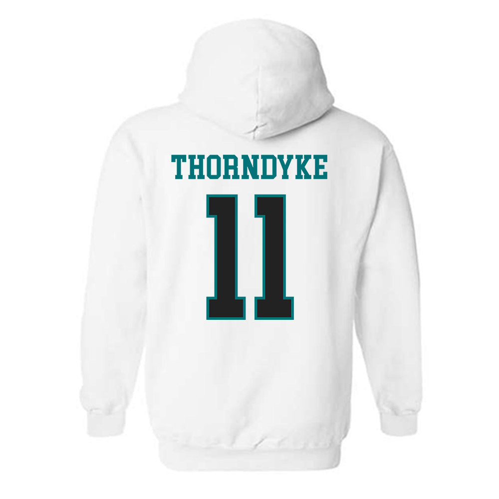 Coastal Carolina - NCAA Baseball : Colby Thorndyke - Classic Fashion Shersey Hooded Sweatshirt-1