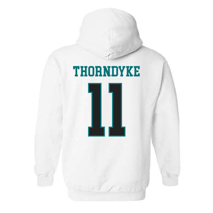 Coastal Carolina - NCAA Baseball : Colby Thorndyke - Classic Fashion Shersey Hooded Sweatshirt-1