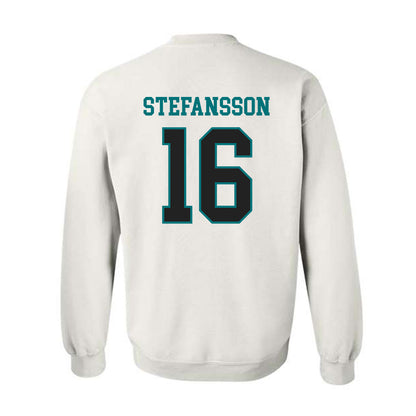 Coastal Carolina - NCAA Men's Soccer : Gudjon Stefansson - Classic Fashion Shersey Crewneck Sweatshirt-1