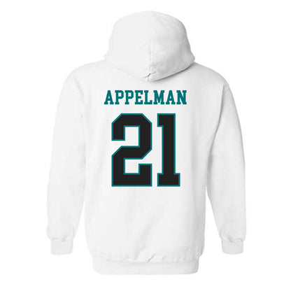Coastal Carolina - NCAA Baseball : Jaxon Appelman - Classic Fashion Shersey Hooded Sweatshirt-1