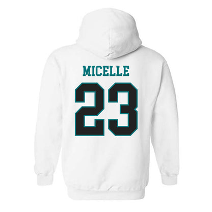 Coastal Carolina - NCAA Women's Volleyball : Becca Micelle - Classic Fashion Shersey Hooded Sweatshirt-1
