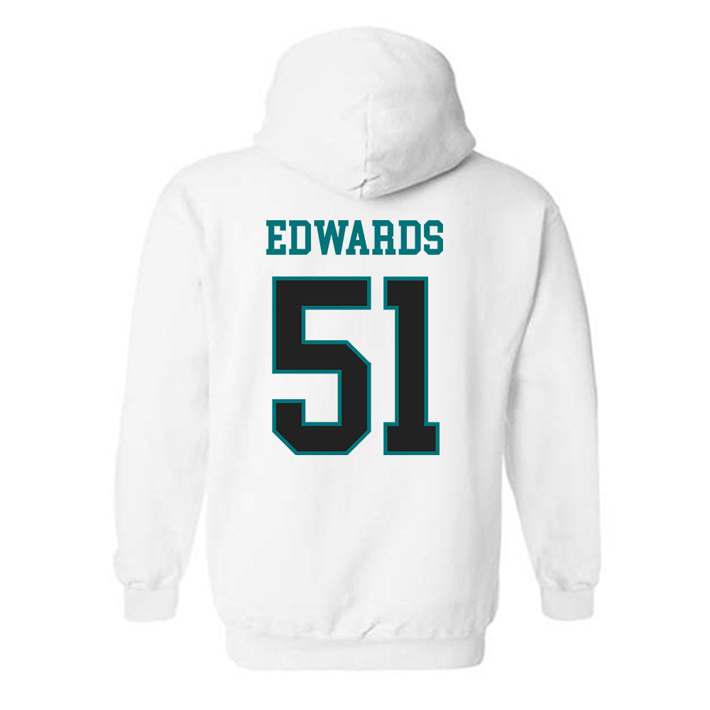 Coastal Carolina - NCAA Football : Heston Edwards - Classic Fashion Shersey Hooded Sweatshirt-1