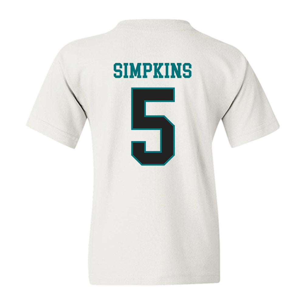 Coastal Carolina - NCAA Football : Ja'Vin Simpkins - Classic Fashion Shersey Youth T-Shirt-1