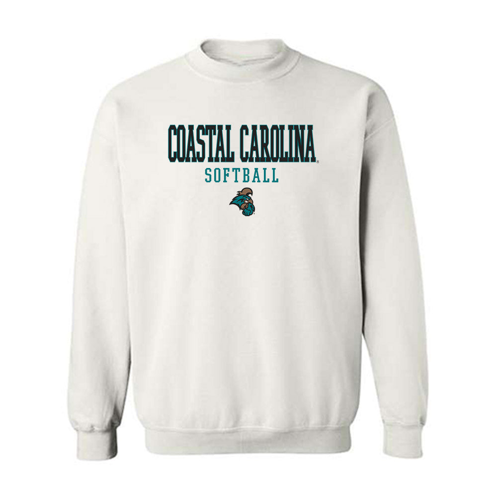 Coastal Carolina - NCAA Softball : Abby Henderson - Classic Fashion Shersey Crewneck Sweatshirt-0