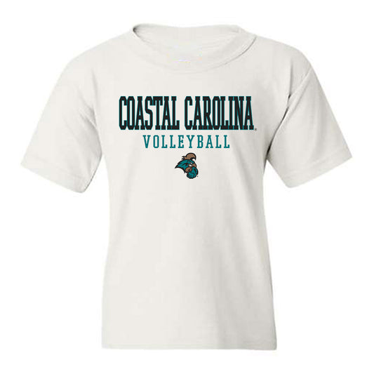 Coastal Carolina - NCAA Women's Volleyball : Jalyn Stout - Classic Fashion Shersey Youth T-Shirt-0