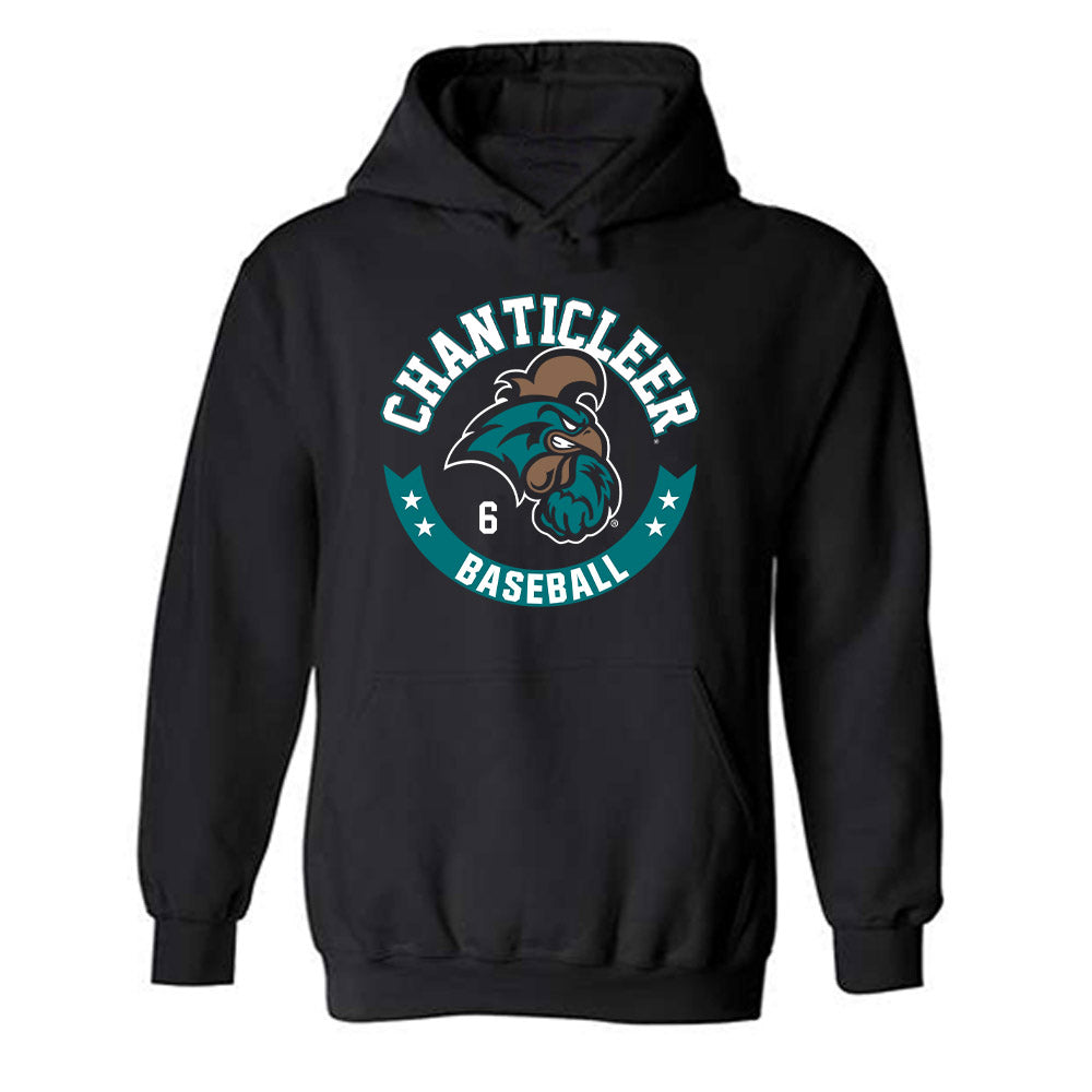 Coastal Carolina - NCAA Baseball : Chad Born - Classic Fashion Shersey Hooded Sweatshirt