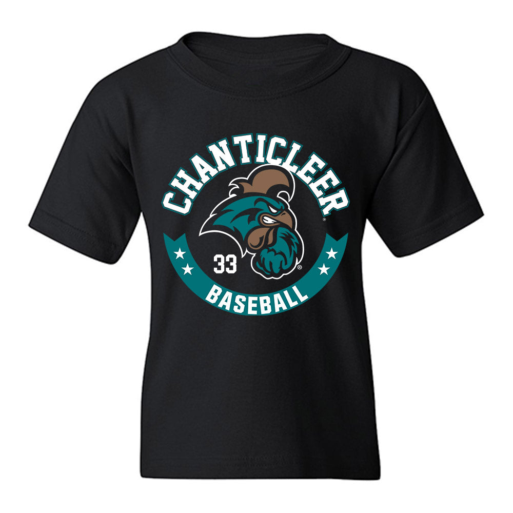  Coastal Carolina - NCAA Baseball : Tadan Bell - Classic Fashion Shersey Youth T-Shirt-0