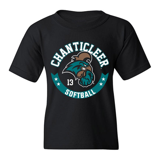 Coastal Carolina - NCAA Softball : Abby Henderson - Classic Fashion Shersey Youth T-Shirt-0