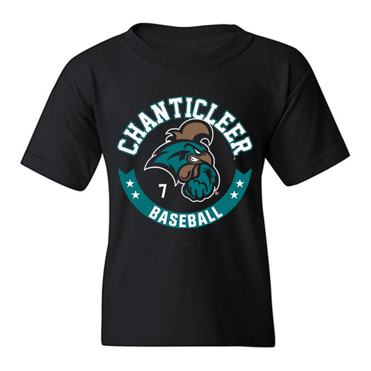 Coastal Carolina - NCAA Baseball : Blake Barthol - Classic Fashion Shersey Youth T-Shirt-0