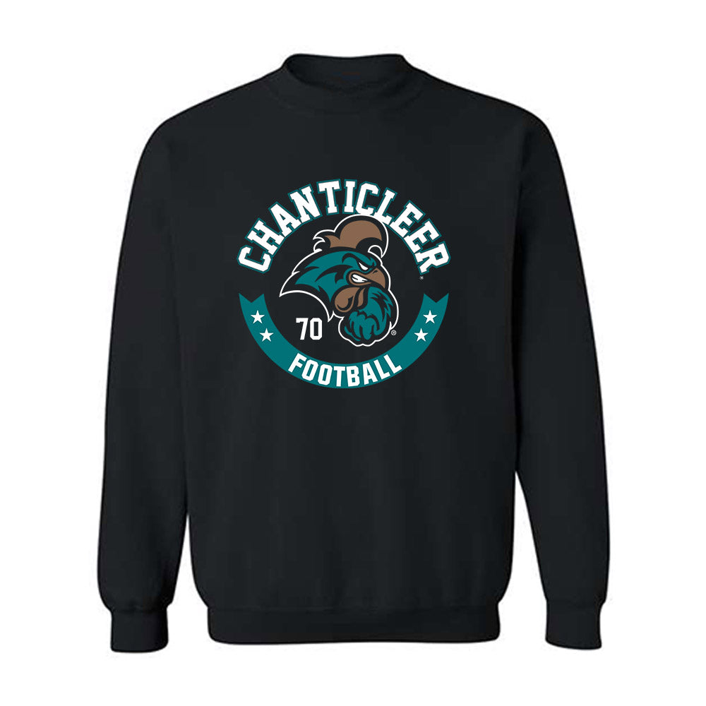 Coastal Carolina - NCAA Football : Daniel Jones - Classic Fashion Shersey Crewneck Sweatshirt-0