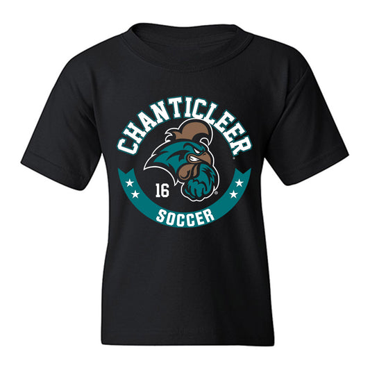 Coastal Carolina - NCAA Men's Soccer : Gudjon Stefansson - Classic Fashion Shersey Youth T-Shirt-0