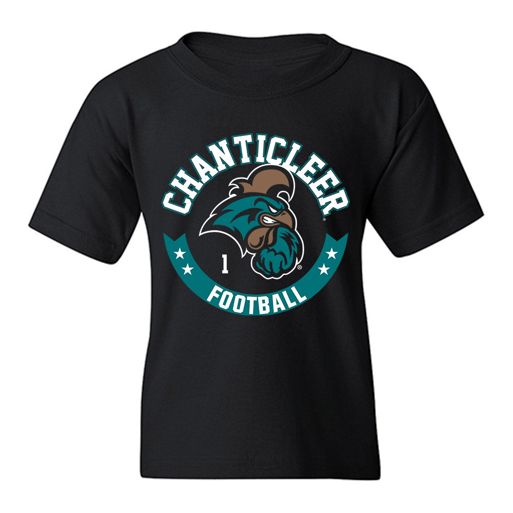 Coastal Carolina - NCAA Football : Robby Washington - Classic Fashion Shersey Youth T-Shirt-0
