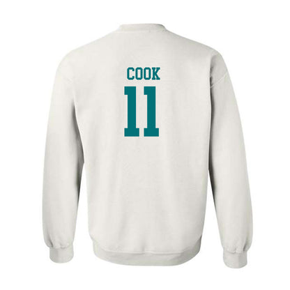 Coastal Carolina - NCAA Men's Soccer : Christian Cook - Classic Shersey Crewneck Sweatshirt-1
